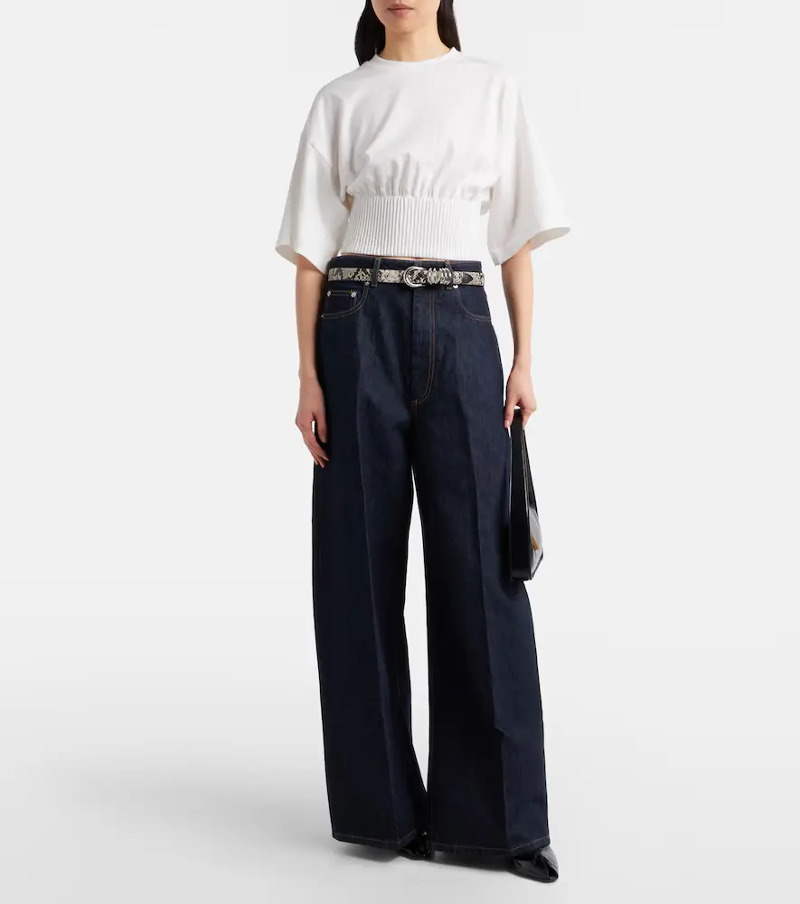 Sportmax Fosco cotton jersey top | Thumbnail 3 Sportmax Fosco cotton jersey top | Thumbnail 3