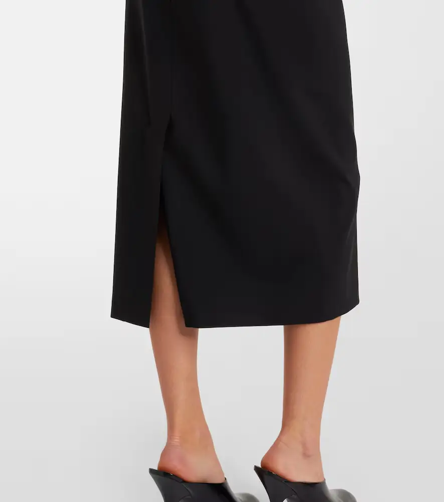 Sportmax High-rise virgin wool midi skirt | Thumbnail 2 Sportmax High-rise virgin wool midi skirt | Thumbnail 2