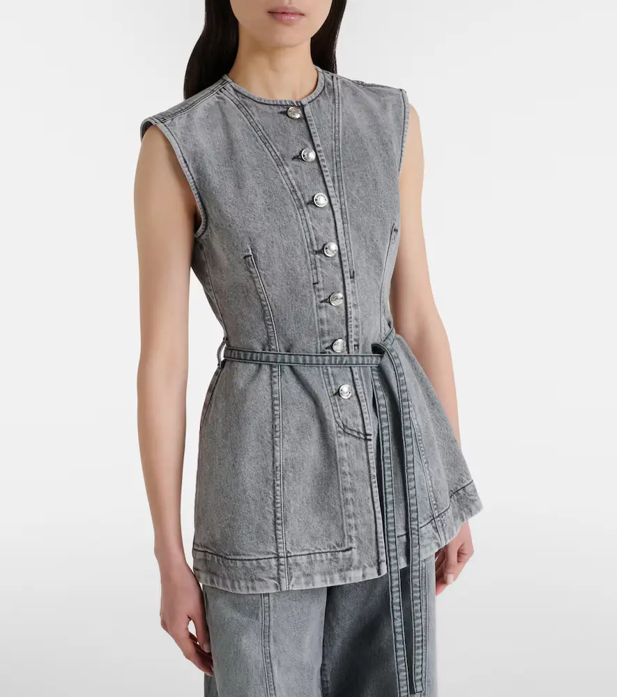 Sportmax Orli denim vest | Thumbnail 4 Sportmax Orli denim vest | Thumbnail 4