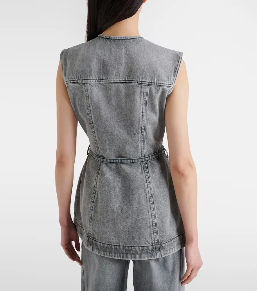 Sportmax Orli denim vest | Thumbnail 6 Sportmax Orli denim vest | Thumbnail 6