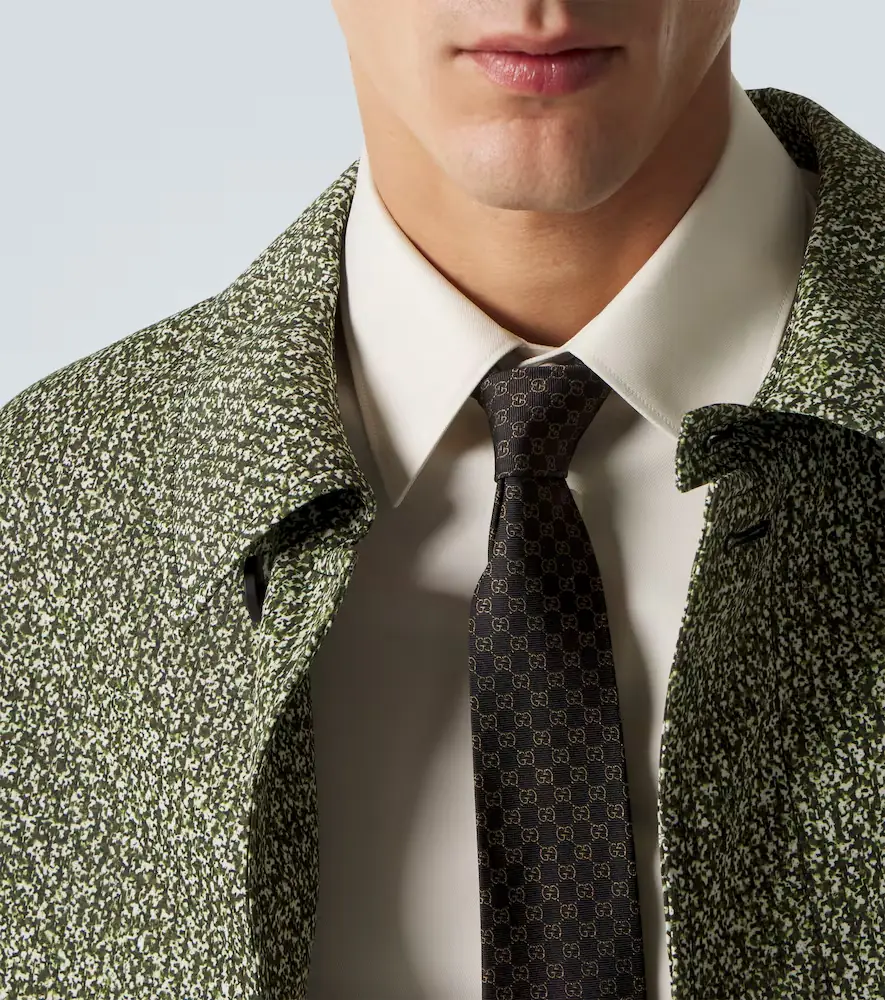 Gucci GG silk jacquard tie | Thumbnail 2
