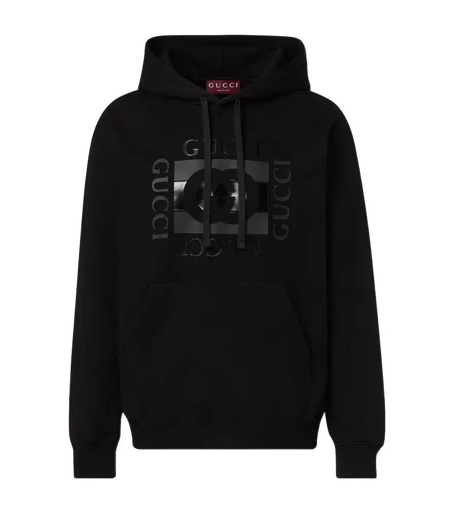 Gucci Logo cotton jersey hoodie | Image 1 Gucci Logo cotton jersey hoodie | Image 1