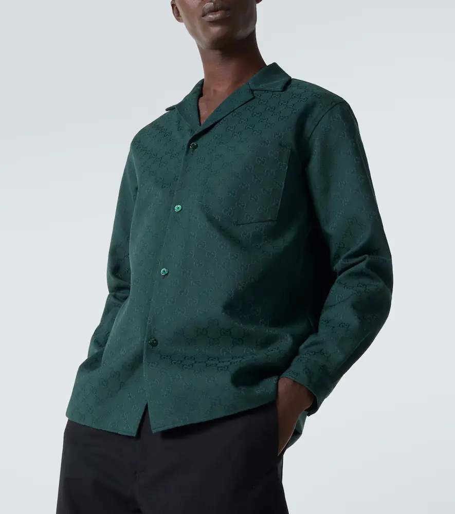 Gucci GG cotton-blend canvas shirt | Thumbnail 6 Gucci GG cotton-blend canvas shirt | Thumbnail 6