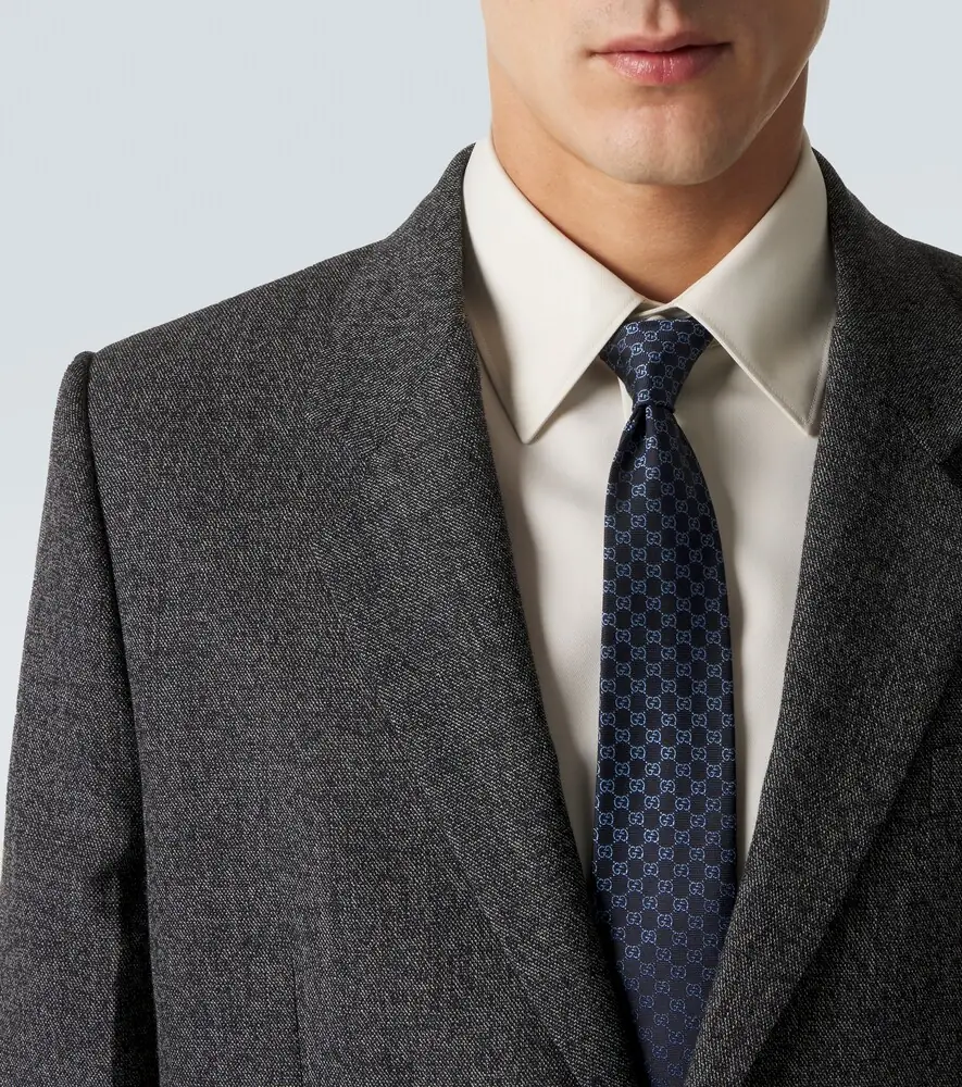 Gucci GG silk jacquard tie | Thumbnail 2
