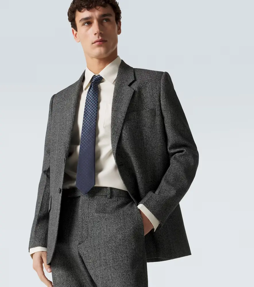 Gucci GG silk jacquard tie | Thumbnail 3