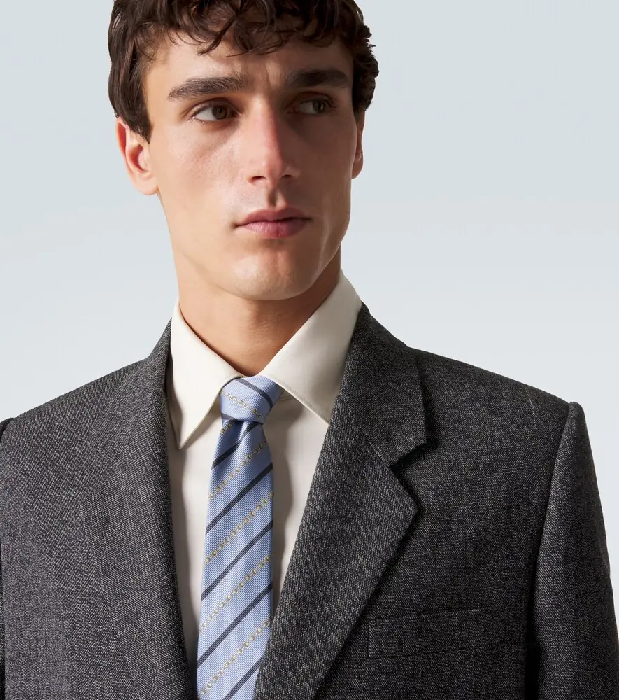 Gucci Horsebit silk jacquard tie | Thumbnail 3