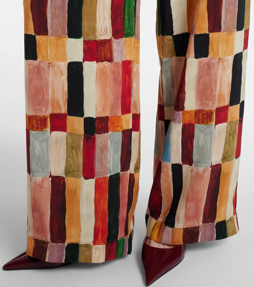 ALÉMAIS Alémais x LRNCE Marjorelle printed linen and silk palazzo pants | Thumbnail 5 ALÉMAIS Alémais x LRNCE Marjorelle printed linen and silk palazzo pants | Thumbnail 5