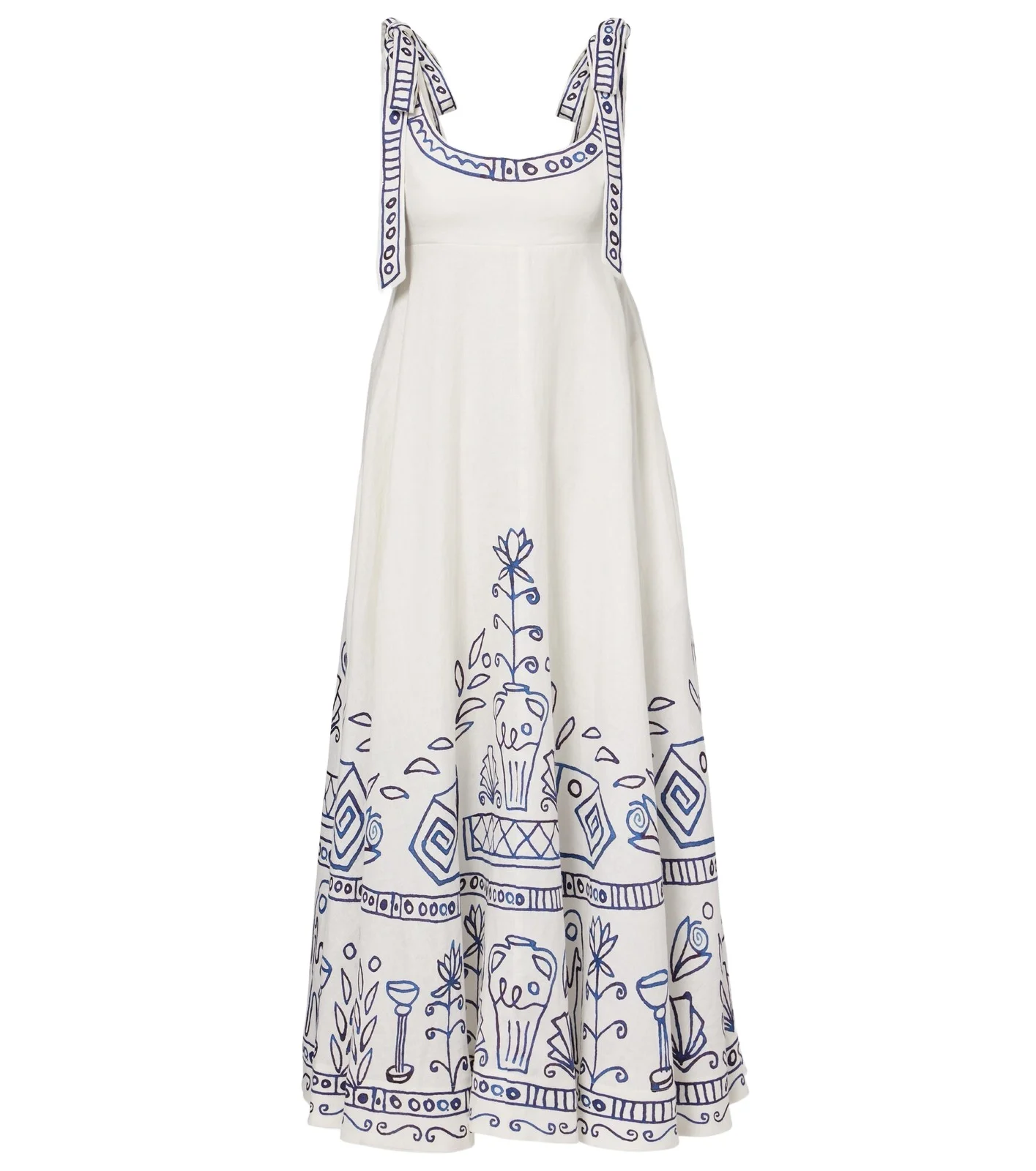 Alémais x LRNCE Leela printed linen maxi dress Alémais x LRNCE Leela printed linen maxi dress
