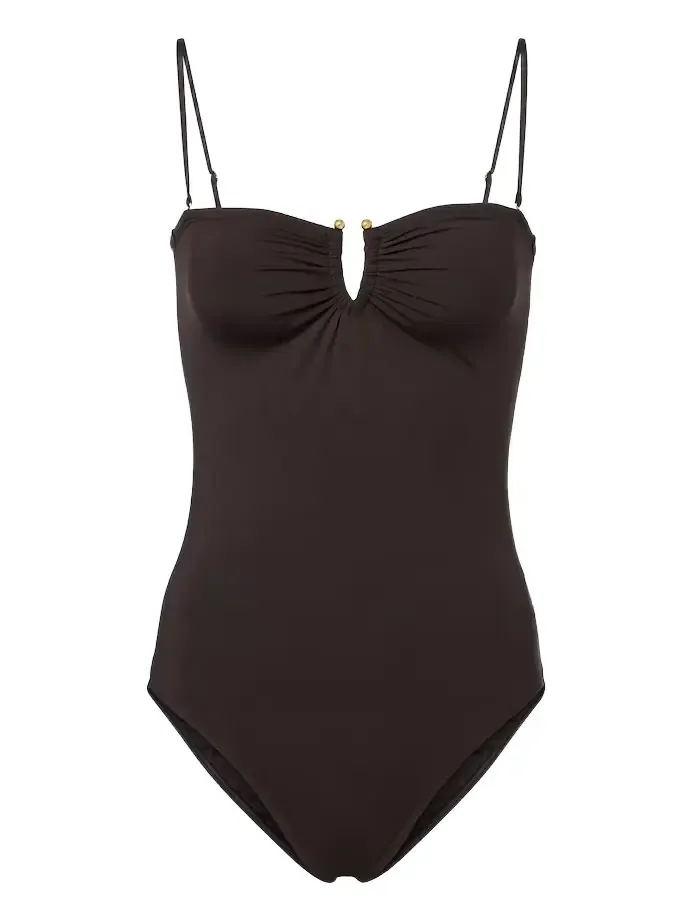 Gathered swimsuit