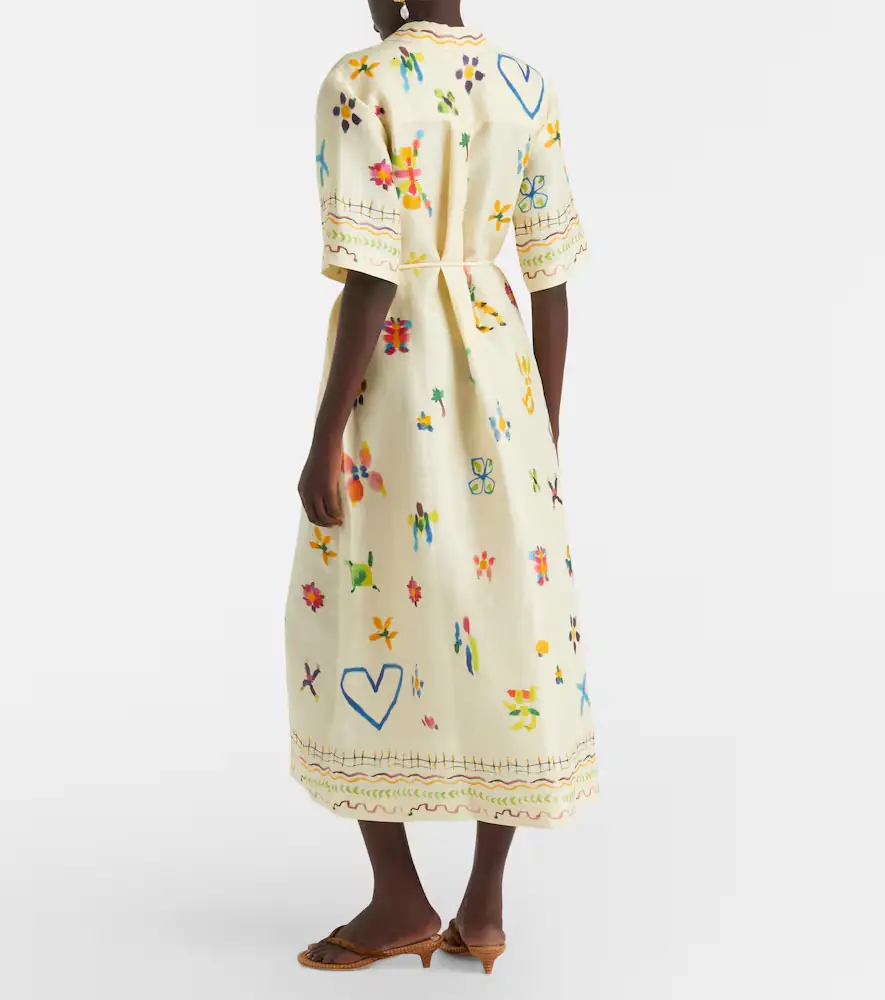ALÉMAIS Sidi floral linen-blend shirt dress | Thumbnail 3 ALÉMAIS Sidi floral linen-blend shirt dress | Thumbnail 3