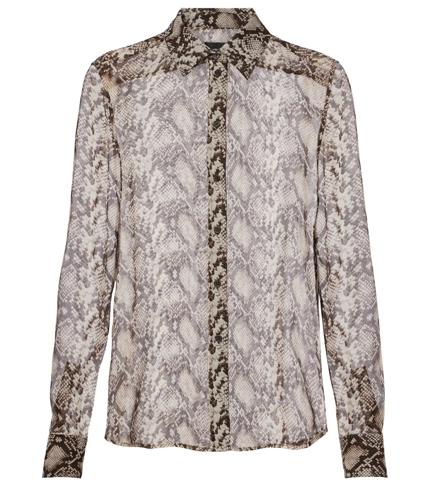 Gaia snake-print silk shirt Gaia snake-print silk shirt