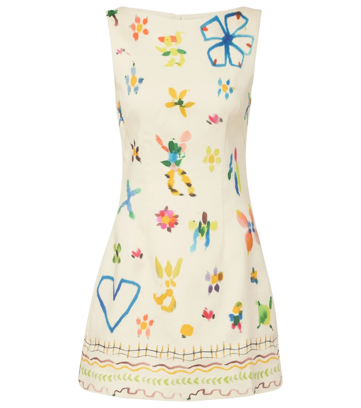 Sidi floral linen-blend minidress Sidi floral linen-blend minidress