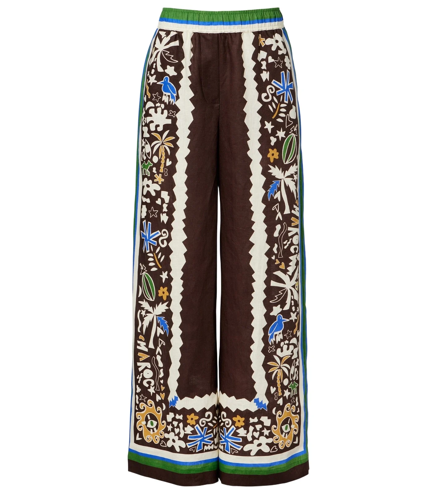 Alémais Maroc cotton wide-leg pants Alémais Maroc cotton wide-leg pants
