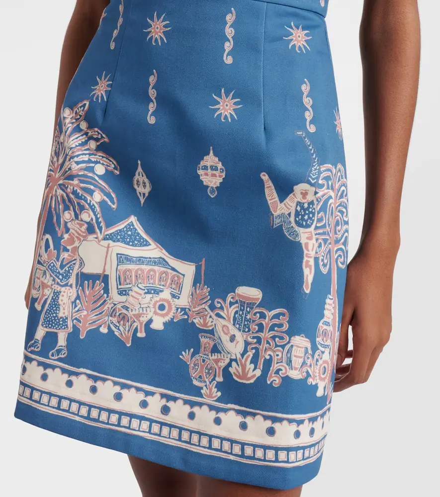 ALÉMAIS Alémais Acacia printed halterneck cotton minidress | Thumbnail 3 ALÉMAIS Alémais Acacia printed halterneck cotton minidress | Thumbnail 3
