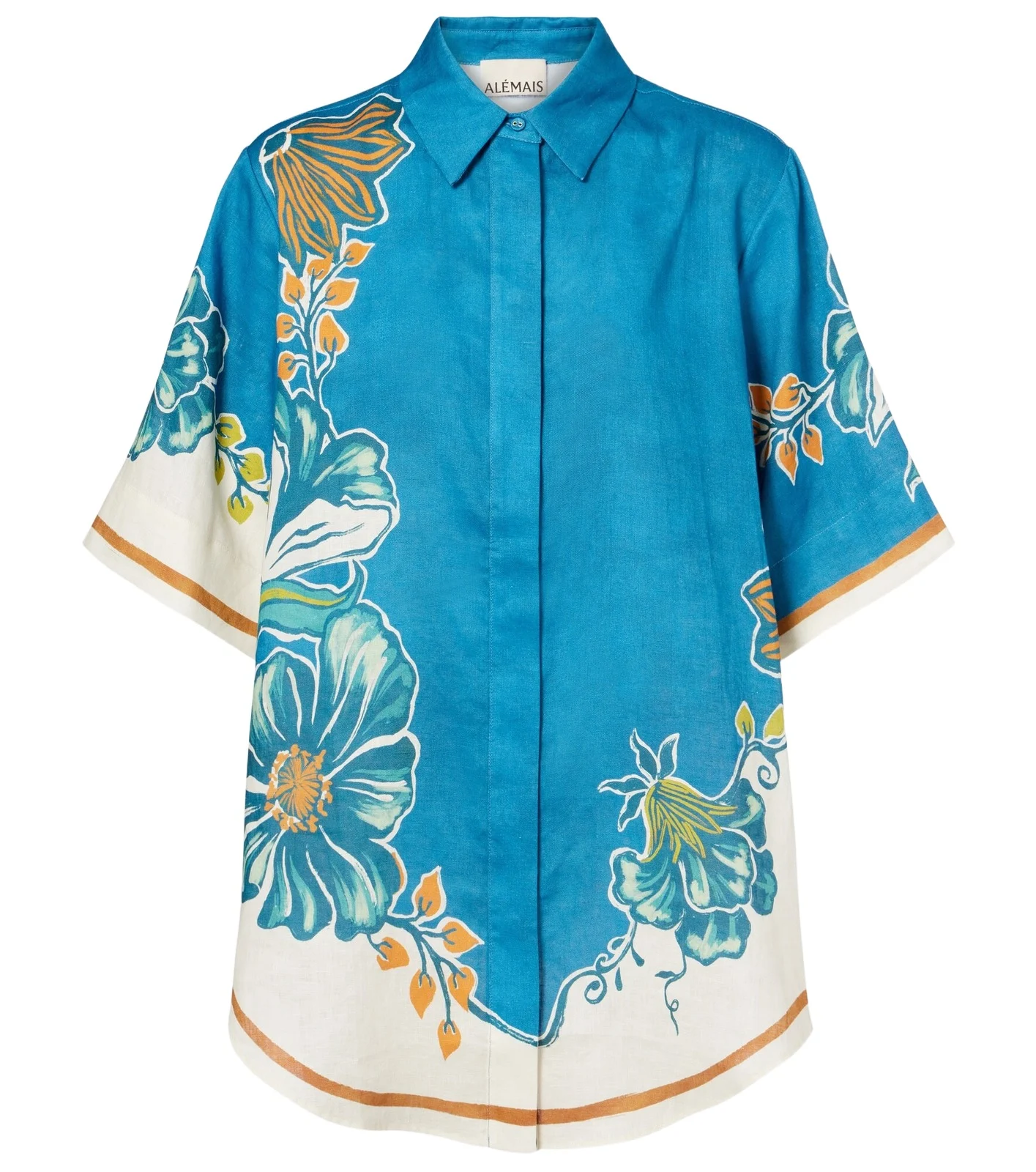 Alémais Luda floral linen shirt Alémais Luda floral linen shirt