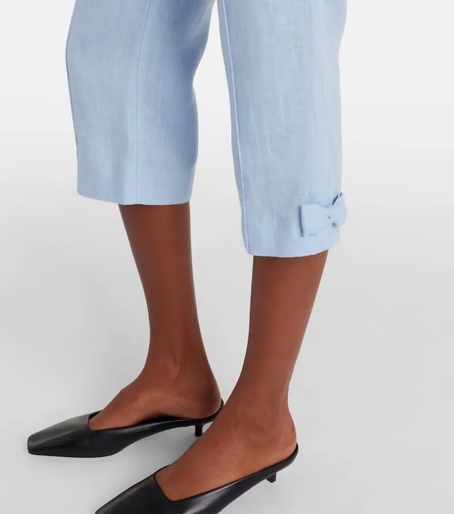Posse Harper linen capri pants | Thumbnail 3