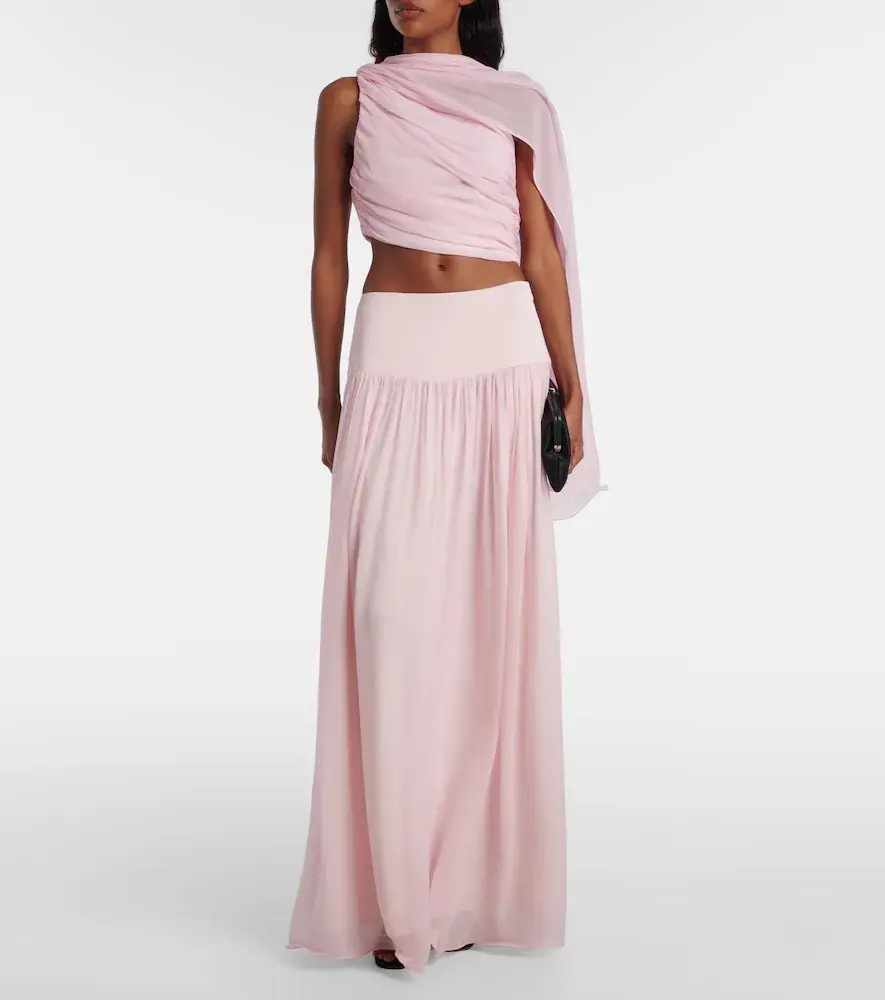 Posse Solene high-rise mesh maxi skirt | Thumbnail 4 Posse Solene high-rise mesh maxi skirt | Thumbnail 4