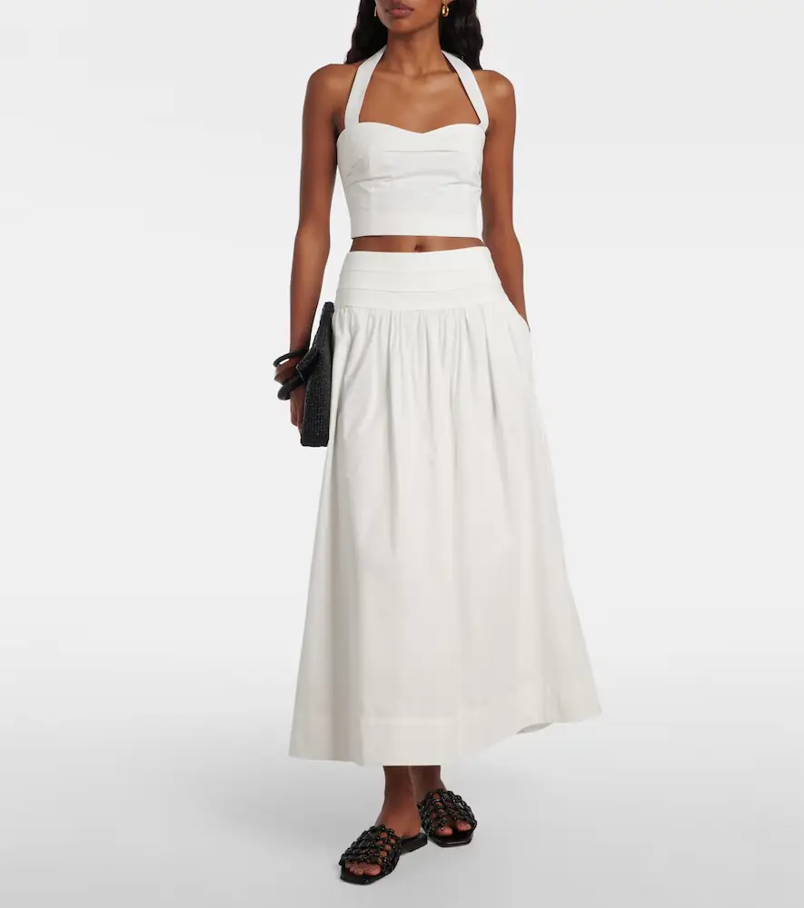 Posse Rue halterneck cotton crop top | Thumbnail 2 Posse Rue halterneck cotton crop top | Thumbnail 2