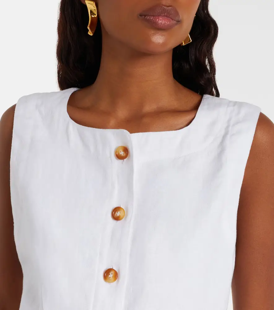 Posse Emma linen vest | Thumbnail 2 Posse Emma linen vest | Thumbnail 2