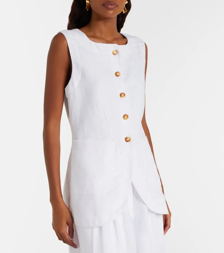 Posse Emma linen vest | Thumbnail 6 Posse Emma linen vest | Thumbnail 6