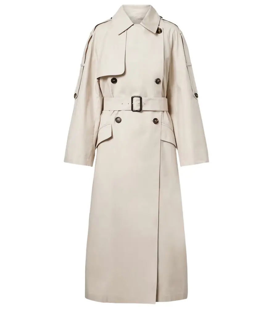 Max Mara The Cube Delfino twill trench coat | Image 1 Max Mara The Cube Delfino twill trench coat | Image 1