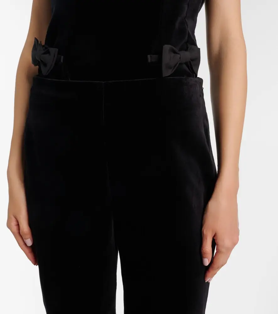 Posse Quincy cotton velvet cropped pants | Thumbnail 2 Posse Quincy cotton velvet cropped pants | Thumbnail 2