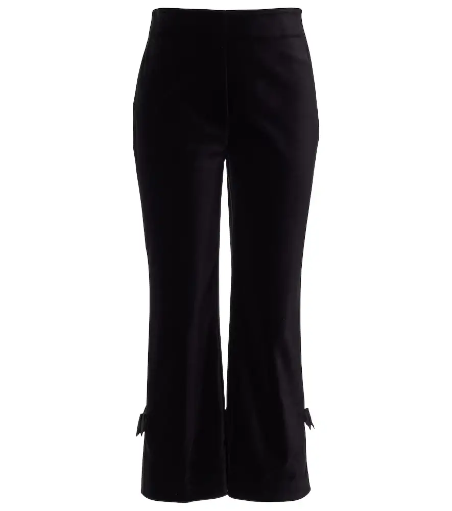 Posse Quincy cotton velvet cropped pants | Image 1 Posse Quincy cotton velvet cropped pants | Image 1