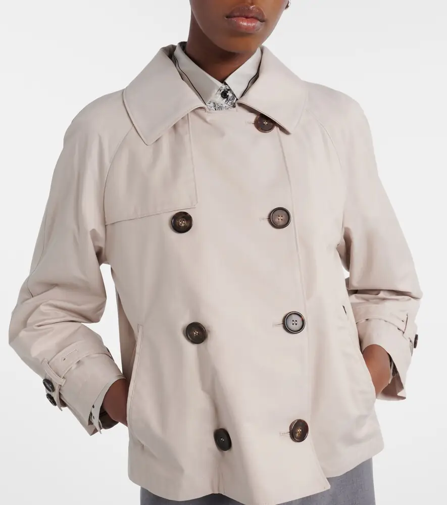 Max Mara The Cube Tesoro cotton-blend twill jacket | Thumbnail 3