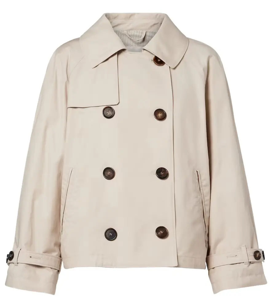 Max Mara The Cube Tesoro cotton-blend twill jacket | Image 1 Max Mara The Cube Tesoro cotton-blend twill jacket | Image 1
