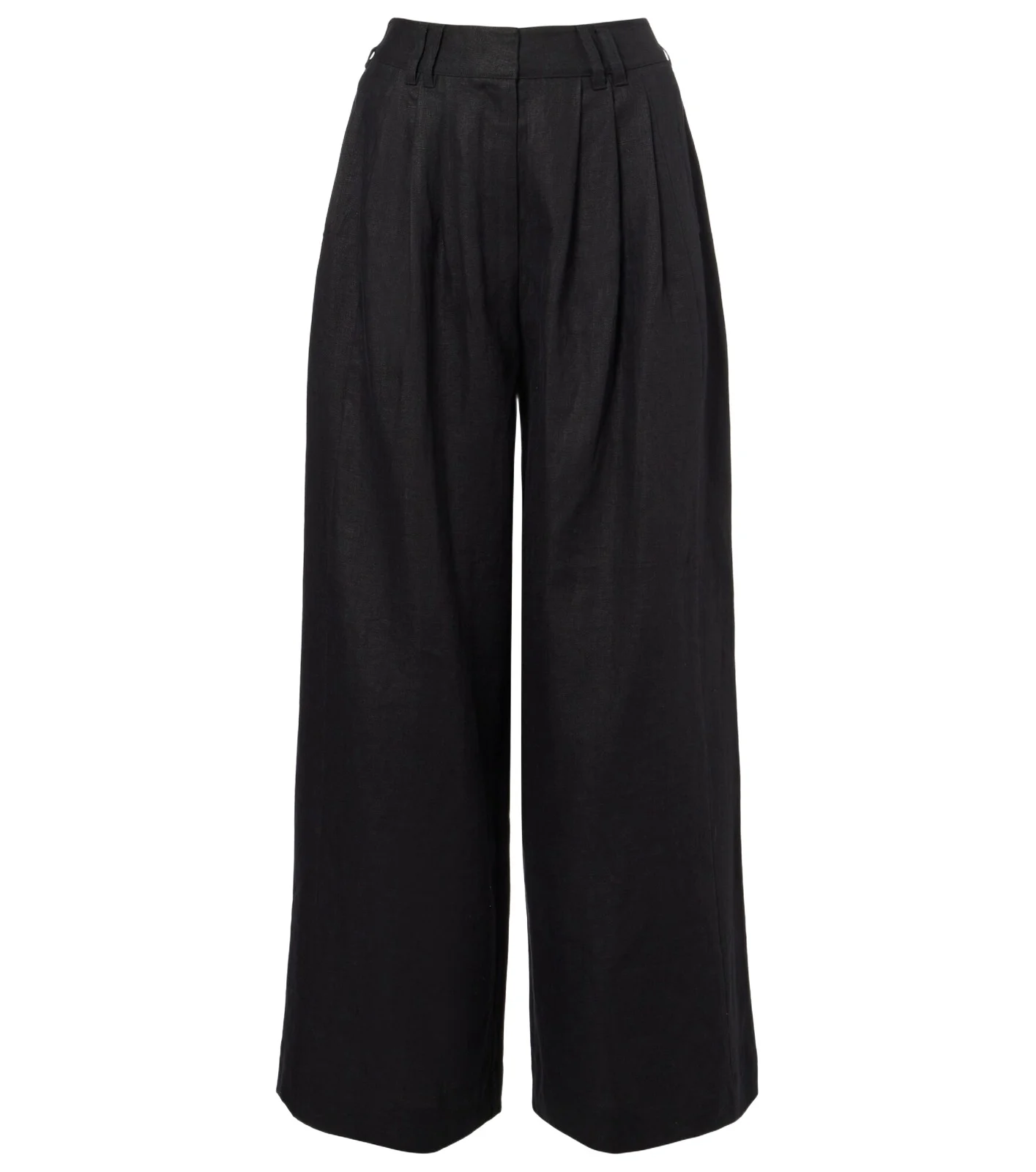 Parker high-rise linen wide-leg pants Parker high-rise linen wide-leg pants