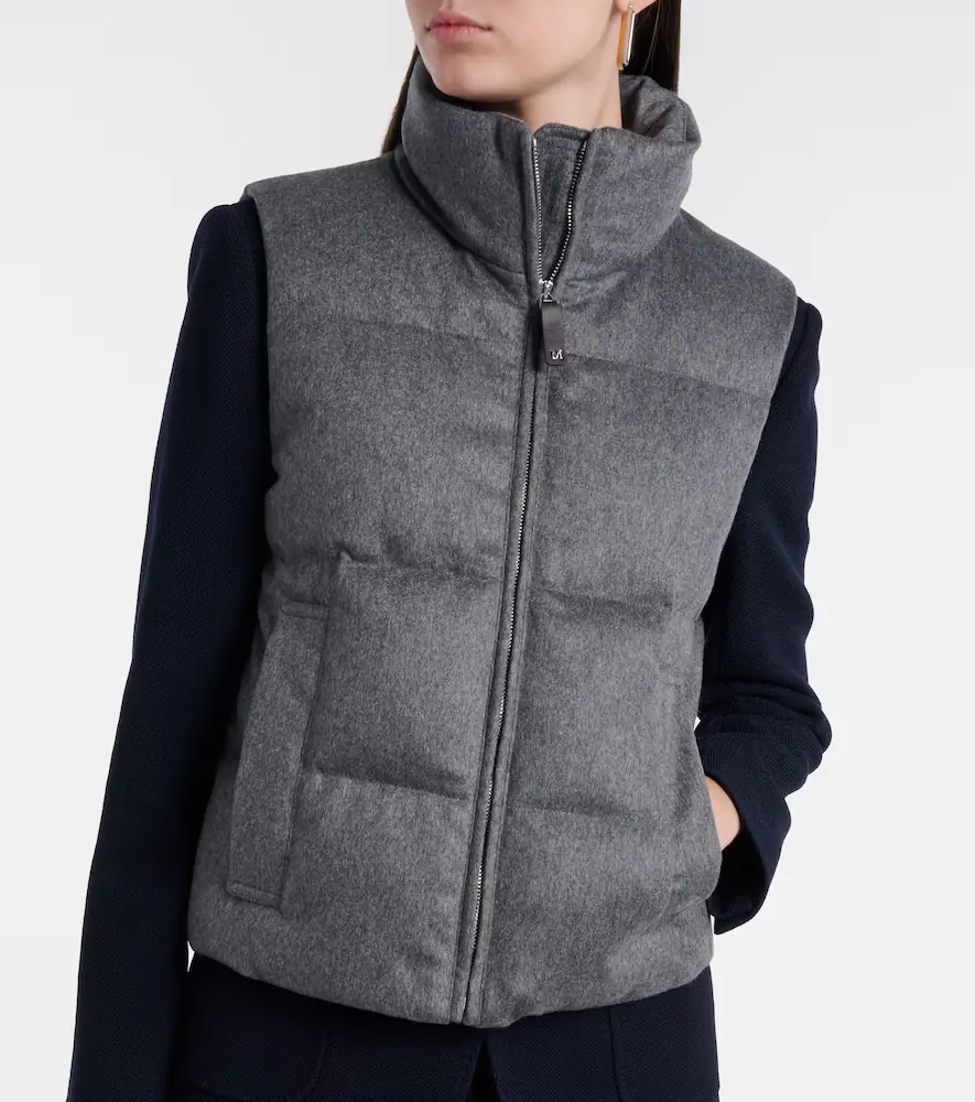 Max Mara The Cube Amoroso cashmere down vest | Thumbnail 2