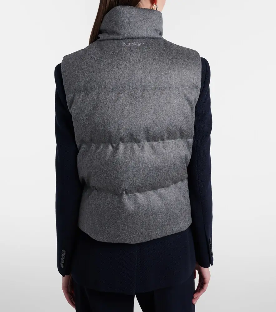Max Mara The Cube Amoroso cashmere down vest | Thumbnail 4
