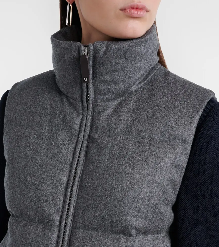 Max Mara The Cube Amoroso cashmere down vest | Thumbnail 5
