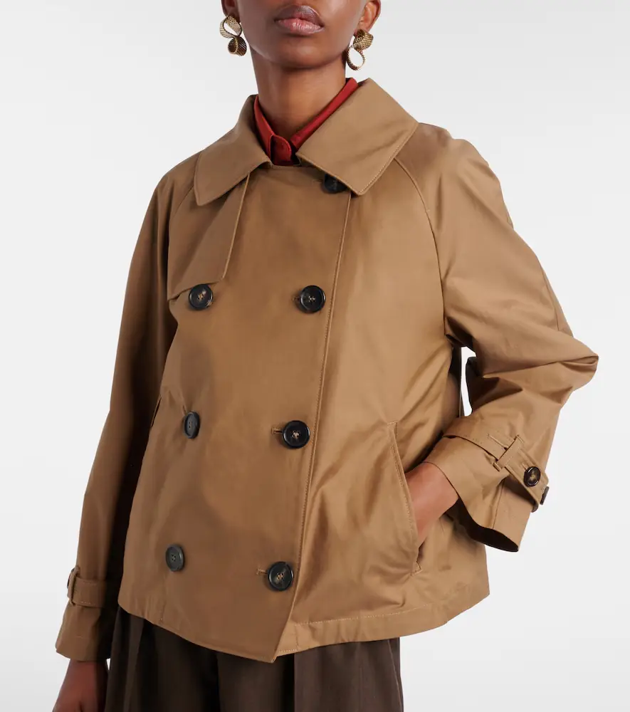 Max Mara The Cube Tesoro cotton-blend twill jacket | Thumbnail 4