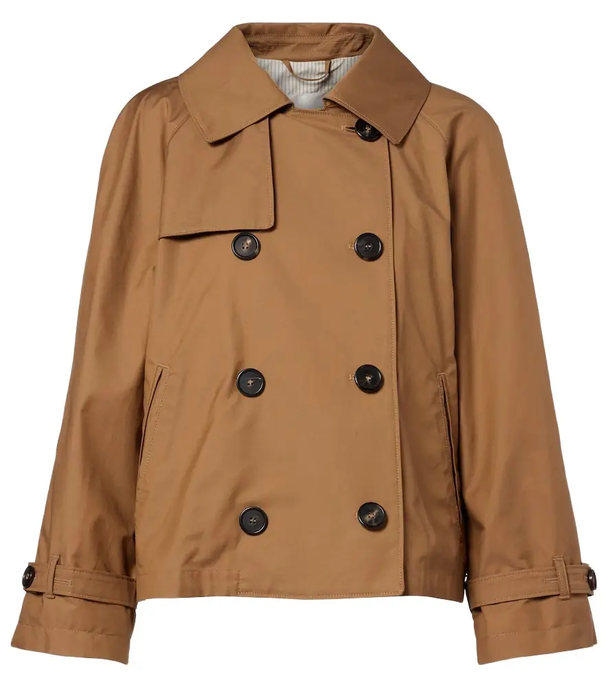 Max Mara The Cube Tesoro cotton-blend twill jacket | Image 1 Max Mara The Cube Tesoro cotton-blend twill jacket | Image 1