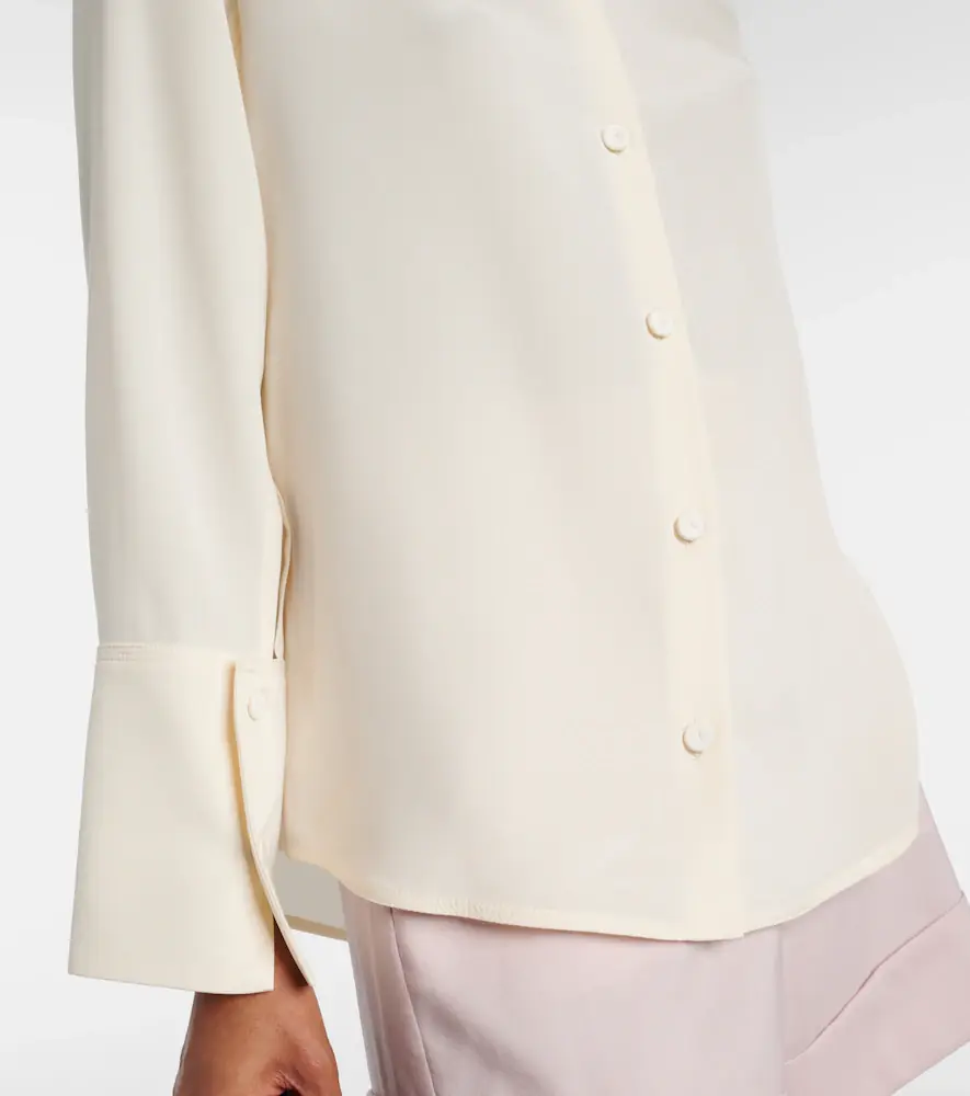 Max Mara Voliera silk-blend cady shirt | Thumbnail 3