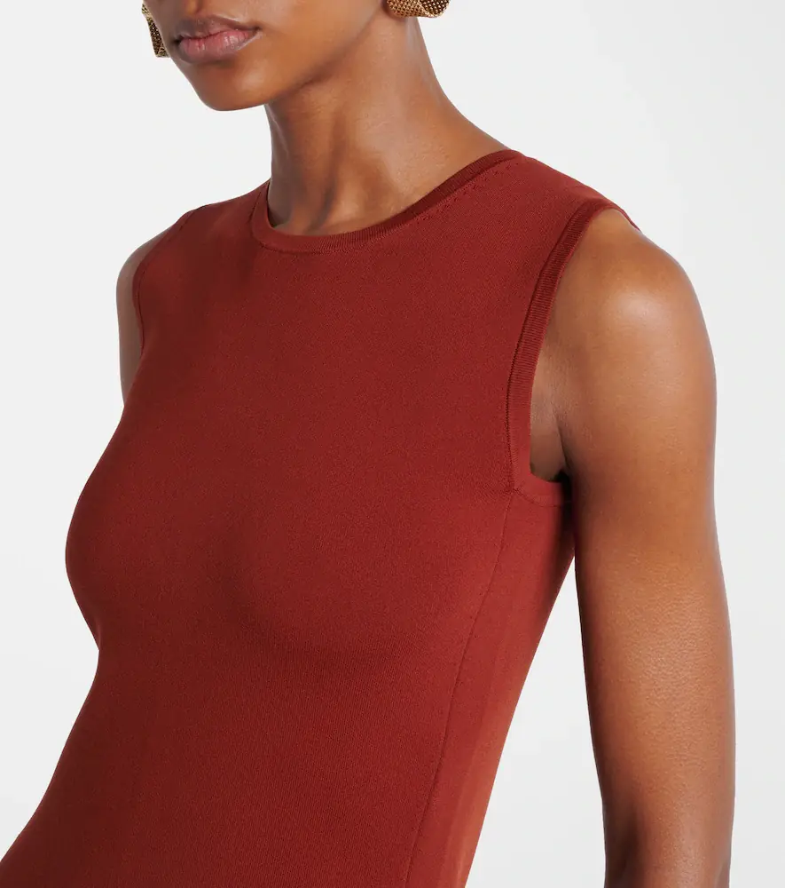 Max Mara Jersey midi dress | Thumbnail 3 Max Mara Jersey midi dress | Thumbnail 3
