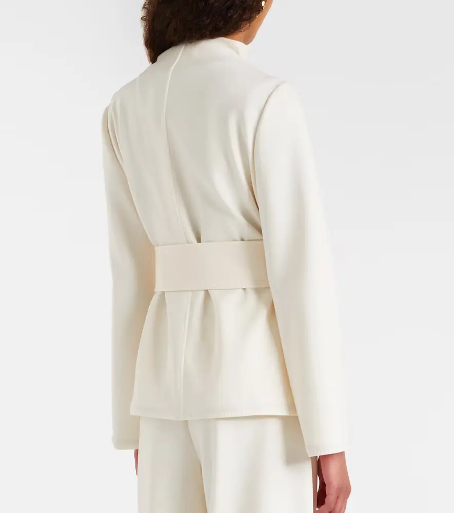 Max Mara Talamo belted jersey jacket | Thumbnail 3