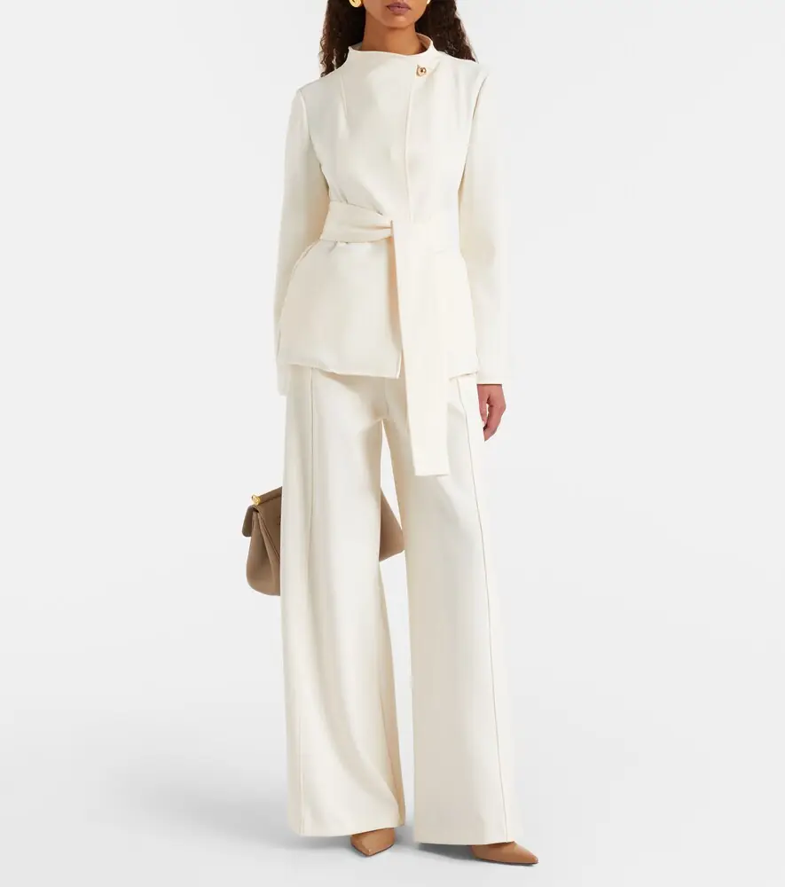 Max Mara Talamo belted jersey jacket | Thumbnail 6