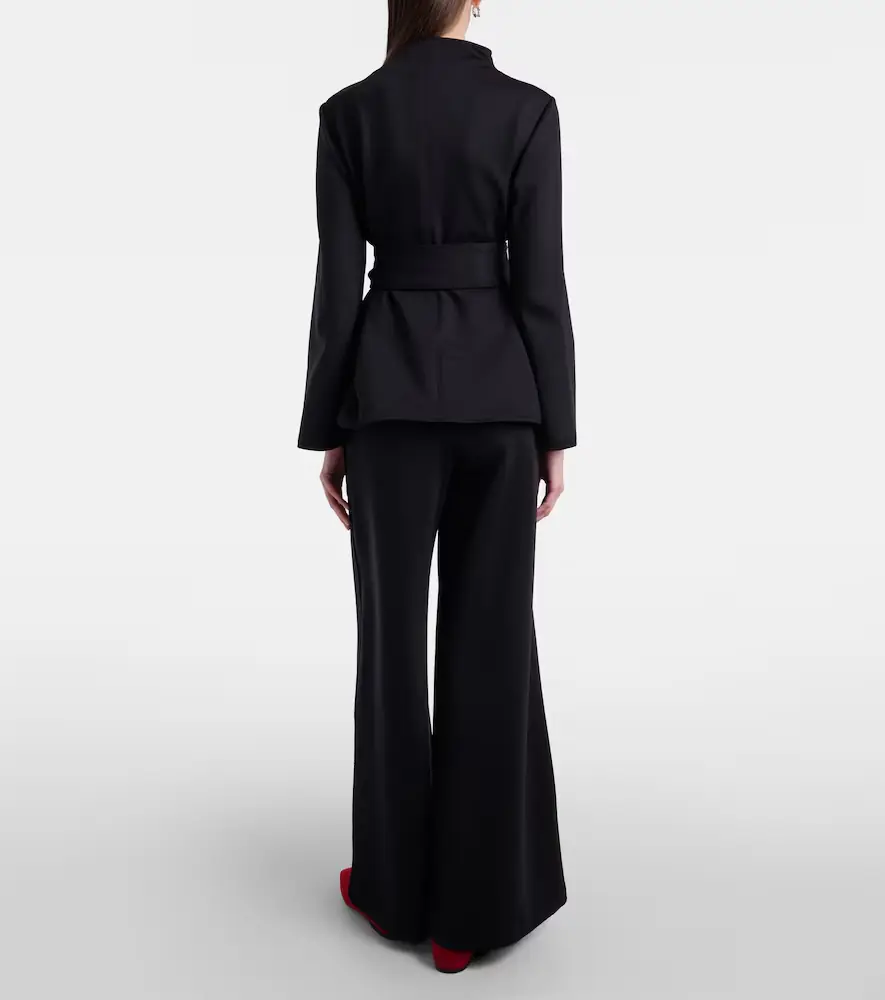 Max Mara Nigella jersey wide-leg pants | Thumbnail 3 Max Mara Nigella jersey wide-leg pants | Thumbnail 3