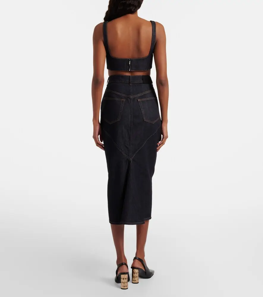 Givenchy Denim midi skirt | Thumbnail 3 Givenchy Denim midi skirt | Thumbnail 3