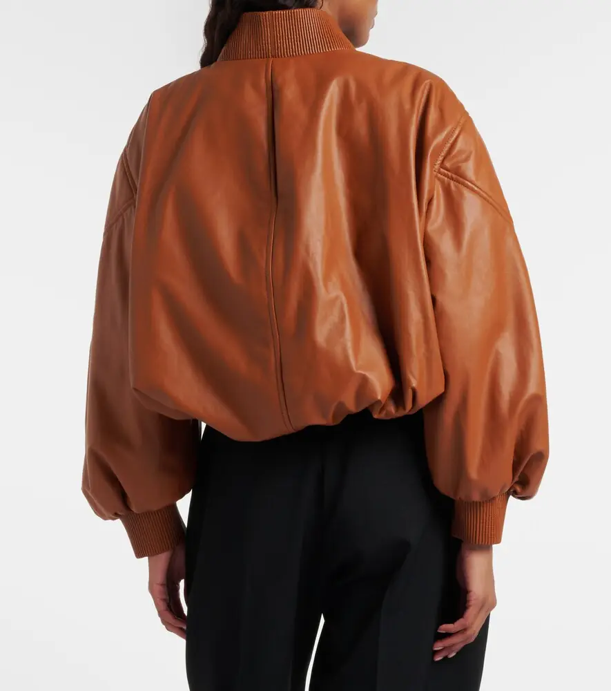 Givenchy Cocoon cropped leather bomber jacket | Thumbnail 5 Givenchy Cocoon cropped leather bomber jacket | Thumbnail 5