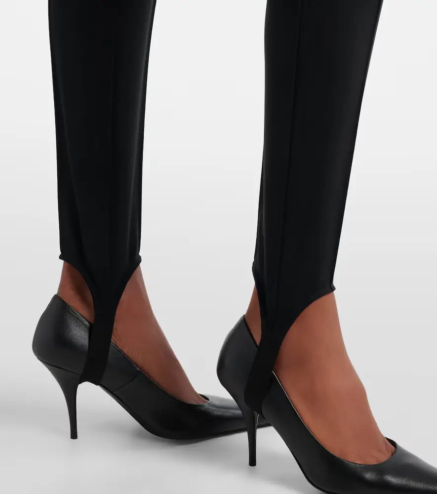 Mugler Wool-blend stirrup leggings | Thumbnail 5