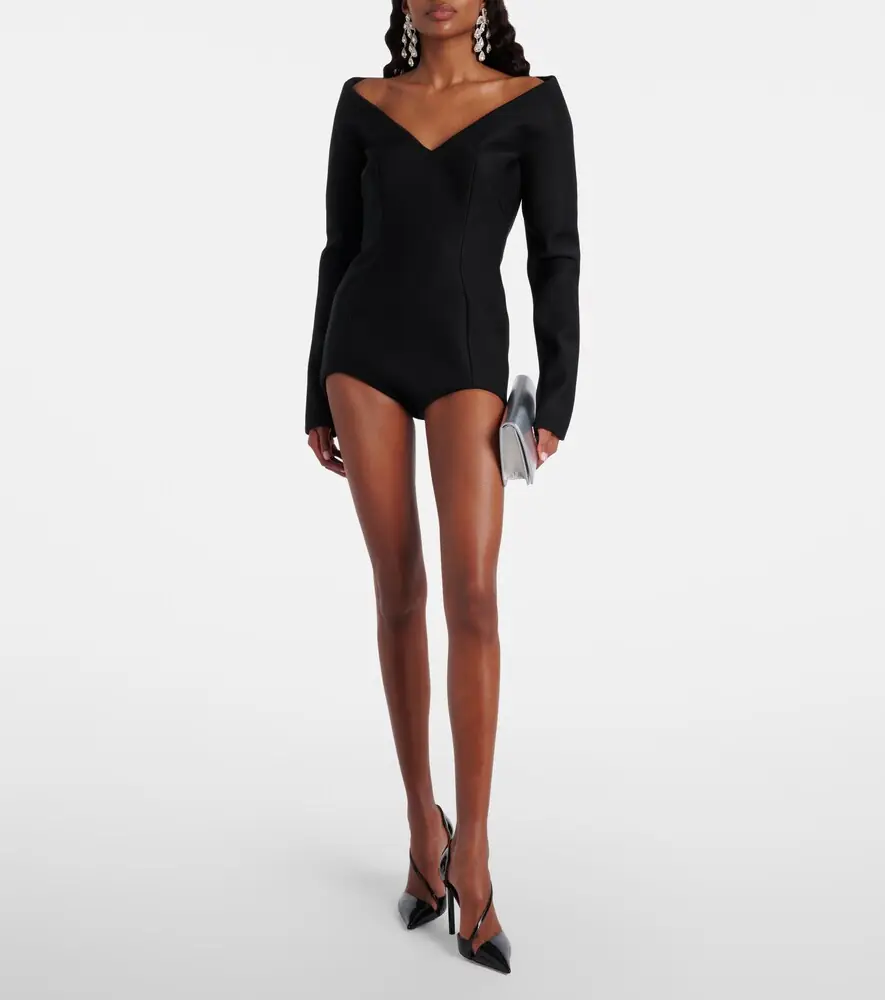 Mugler Wool-blend bodysuit | Thumbnail 3