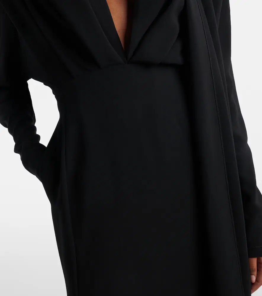 Mugler Crêpe midi dress | Thumbnail 2