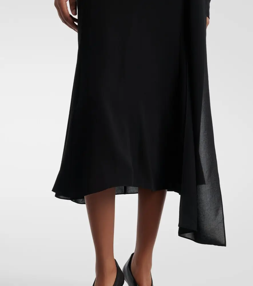 Mugler Crêpe midi dress | Thumbnail 4
