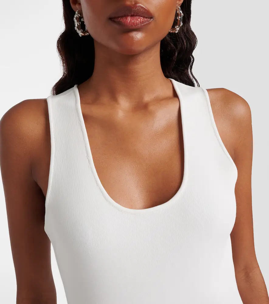 David Koma Fringed ribbed-knit maxi dress | Thumbnail 2