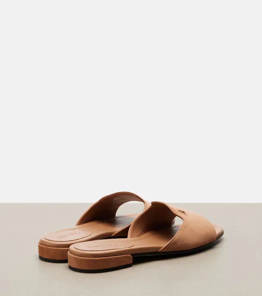 Jimmy Choo Dina suede slides | Thumbnail 2 Jimmy Choo Dina suede slides | Thumbnail 2
