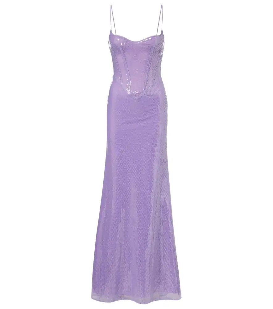 David Koma Sequined corset gown | Image 1 David Koma Sequined corset gown | Image 1