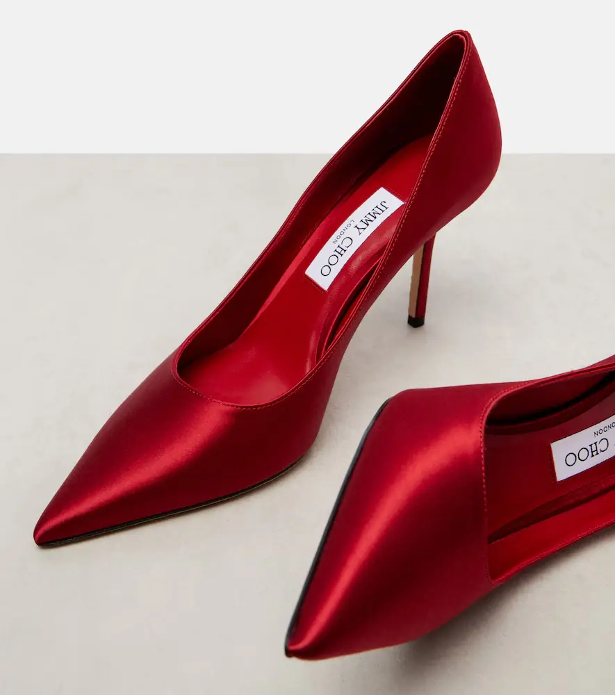 Jimmy Choo Love 85 satin pumps | Thumbnail 2